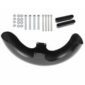 For Touring Road King Glide 23" Wheel Wrap Front Fender ABS Plastic Vivid Black