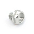 Silver CNC Aluminum Oil Drain Bolt Kawasaki Ninja 250 500 ZX6R KZ1000 VN1500 ZR