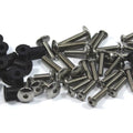 Kawasaki Ninja ZX-6R 2009-2012 Stainless Fairing Bolts Screen Wellnut Kit ZX6R