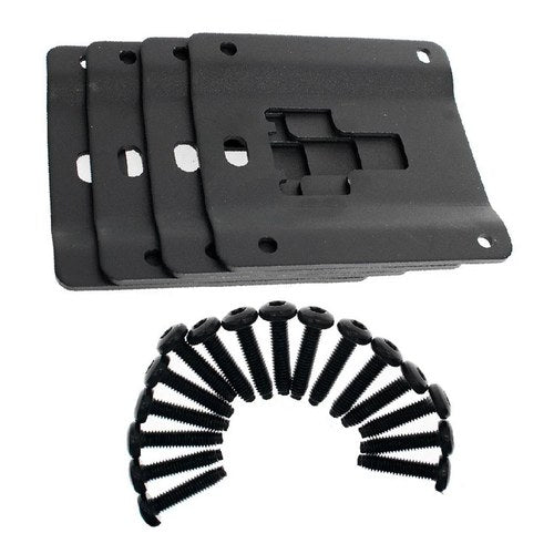 Labwork 4pcs Truck Bed Cargo Tie Down Brackets Plates For Ford F150 2015-2025