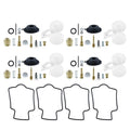 4Sets Carburetor repair kit diaphragm Float For Kawasaki Zx6R Zx600 ZZR600
