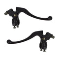 Pair L&R Brake Clutch Lever Perch Motorcycle For Honda CR100 CR250 XR250