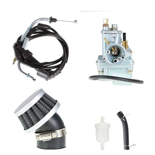 Carburetor Carb Air Filter & Throttles Cable for 1983-2006 Yamaha PW80 Dirt Bike