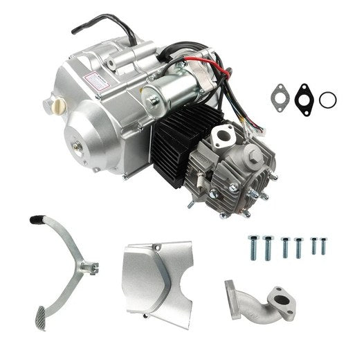 Engine Motor 3-Speed 125cc 4 Stroke ATV Semi Auto w/Reverse Electric Start