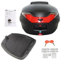 32L Motorcycle Tour Tail Box Luggage Top Lock Storage Scooter Trunk Carrier Case