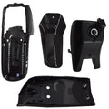 Black For Yamaha PW80 PW 80 Peewee Fuel Gas Tank Seat Plastic Fender Fairing Kit