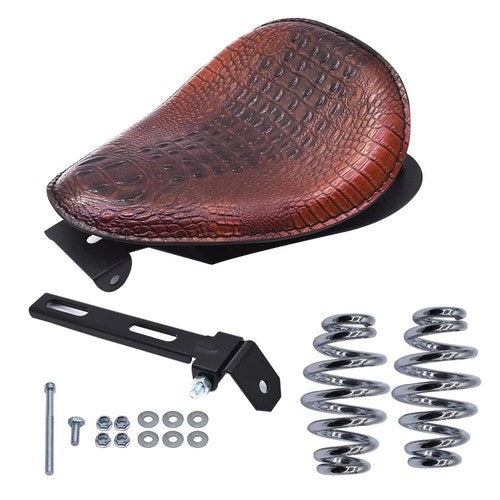 Bobber Motorcycle Solo Seat Spring Brown For Honda Shadow Spirit Ace VT 1100 750