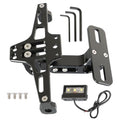 Motorcycle Fender Eliminator Tail License Plate Holder W/ LED Light Universal