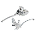 Motorcycle 1" Universal Handlebar Hydraulic Brake Master Cylinder & Clutch Lever