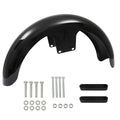 Vivid Black 19" Wheel Wrap Front Fender For Touring Electra Road Glide Road King