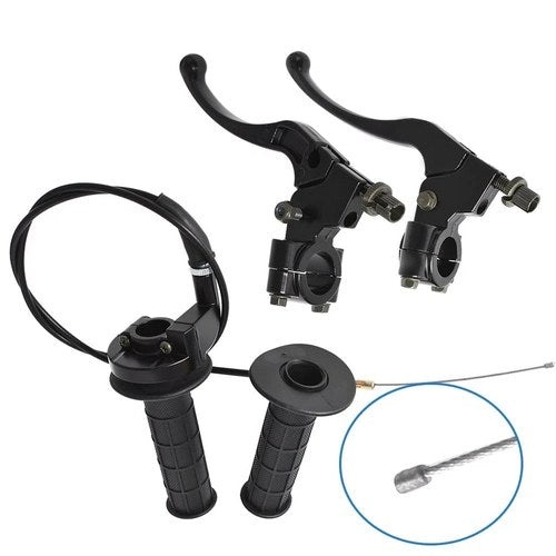For Honda Baja Doodlebug 7/8" Handlebar Grip Throttle Cable Clutch Brake Lever