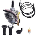 Carburetor & Throttle Cable & Handle Grip Bar 2004-2009 For Honda CRF50F (7/8")
