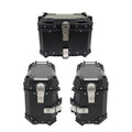 Motorcycle 36L Side Case Hard Saddlebag + 55L Top Case Tail Box Luggage New