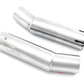 Emgo Chrome Upswept Muffler Adapters Triumph Honda Cafe Exhaust - 80-03255