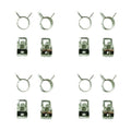 16 Pack 3/16" Heavy Duty Stainless Steel Fuel Line Clips Inner Diameter 5/16"