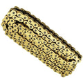 With O-Ring Drive Chain Gold Color for ATV Motorcycle 525 Pitch 120 Links New