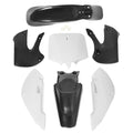 Plastic Fenders Fairing Kit For Kawasaki Klx 110 For Suzuki DRZ110 White&Black