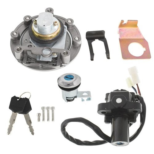 Ignition Switch Lock Set Gas Cap & Key For Yamaha Yzf R1 2004-2015 R6 2006-2015
