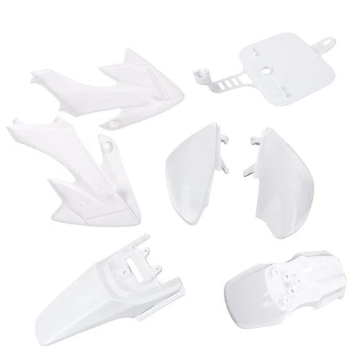 CRF50 XR50 Fairing Plastic Fender Kit For Honda Sdg SSR 50cc-160cc White