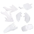 CRF50 XR50 Fairing Plastic Fender Kit For Honda Sdg SSR 50cc-160cc White