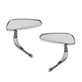 Motorcycle Rear View Side Mirrors For Breakout Wide Glide Chrome