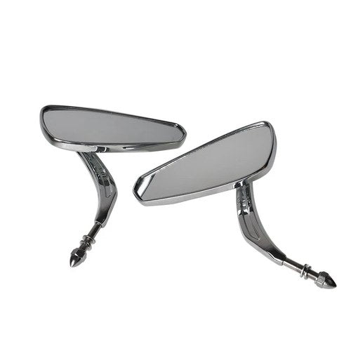 Motorcycle Chrome Rear View Side Mirrors For Breakout Wide Glide