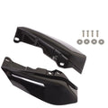 For 2009-2016 Touring Road Street Glide Black ABS Mid-Frame Air Deflectors
