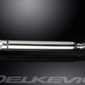 Delkevic 21" Stainless Slash Cut Tip Muffler - Yamaha V Star 950 09-17 Exhaust