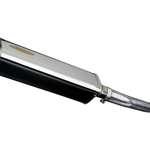 Delkevic 17" Stainless Tri-Oval Muffler - Kawasaki Concours 14 - 08-21 Exhaust