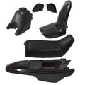 For Yamaha PW50 PY50 Plastic Fender Body Seat Gas Tank Kit Black