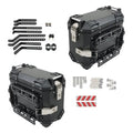 Side Case 36L Hard Saddlebags Motorcycle Tour Trunk & Mounting Bracket