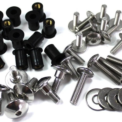 Honda Africa Twin 1993-2003 XRV750 Stainless Fairing Bodywork Bolts RD07A