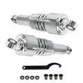 Pair 267mm/10.5" Motorcycle Rear Shocks Absorbers Round Hole Fit For Sportster