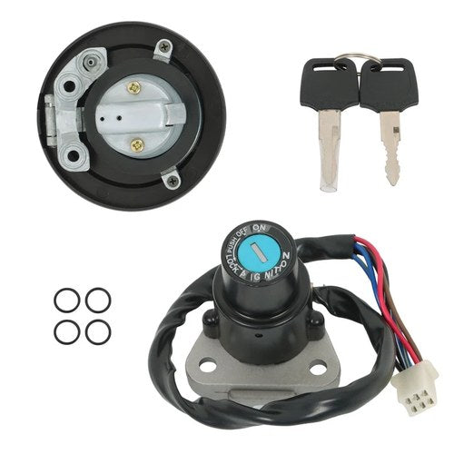 Ignition Switch For Kawasaki KL250 KLR250 86-05 KL600 KLR650 87-07 Fuel Gas Cap