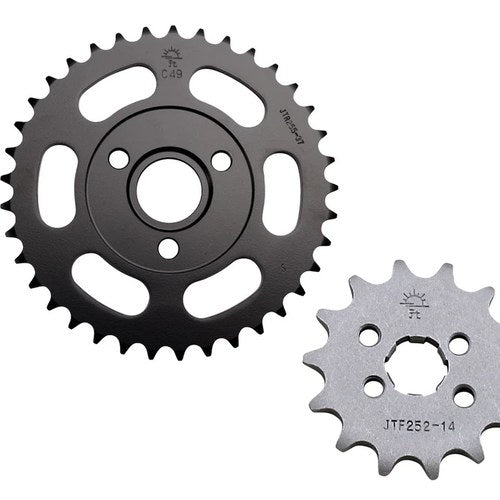 JT Steel 14 Tooth Front & 37 Tooth Rear Sprocket Kit Honda Z50 1972-1999