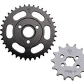 JT Steel 14 Tooth Front & 37 Tooth Rear Sprocket Kit Honda Z50 1972-1999