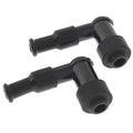 2×Spark Plug Boot Cap Cover Resistor For LB05F 90 Degree ATV Motorcycle Snow