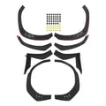 Labwork Fender Flares Grain 8PCS PP For Subaru Wrx Sedan 22-24 25 Matte Black