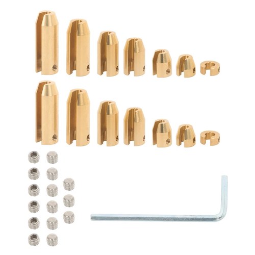 14 Pack Brass Wheel Weights Refill Kit Reusable Wheel Spoke Balance Weights