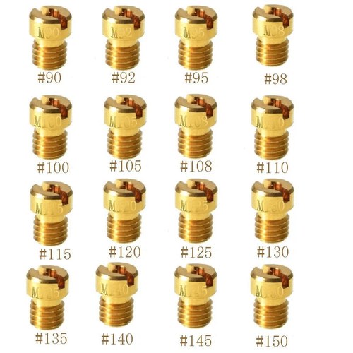 16pcs Carburetor Main Jet kit For Pwk Oko Cvk 90 95 98 115……140 150