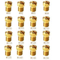 16pcs Carburetor Main Jet kit For Pwk Oko Cvk 90 95 98 115……140 150