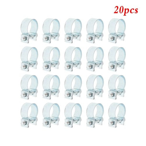 20 Pcs 3/8" Hose Clamp (14mm-16mm) Fuel Injection Gas Line Hose Clamps Clip