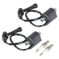 2x Ignition Coil Spark Plug For Yamaha V Star 650 XVS650A Classic XVS650 1998-16