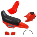 For Yamaha PW50 PY50 Plastic Fender Body Seat Gas Tank Red