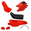 New Plastic Fender Body Seat Gas Tank Kit For Yamaha PW50 PY50 Red