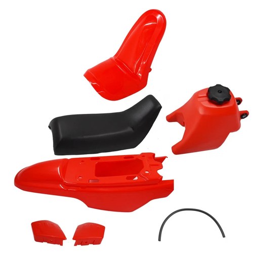 Plastic Fender Body Seat Gas Tank For Yamaha PW50 PY50 Red New
