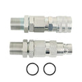 Hyd.Quick-Connect Coupler KV13884 AT312877 For John Deere 35G 50C 260 325 CT332