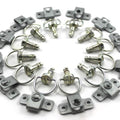 12x Dzus Race Fairing Kit Quick Release Quarter Turn Yamaha Kawasaki Honda 15mm