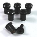 Black Motorcycle Windshield Bolts Fairing Bolt Fixings & Rubber Well Nuts 6x m5