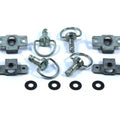 4x Dzus Fasteners Silver D Anello Dzus Fastener Quarter Turn Motorcycle Fairing